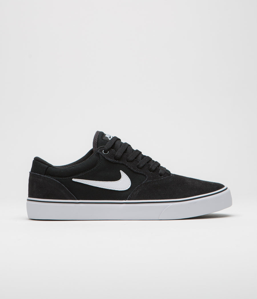 Nike SB Chron 2 Shoes in Black and White and Black
