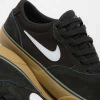 Nike SB Chron 2 Shoes - Black / White - Black - Gum Light Brown thumbnail