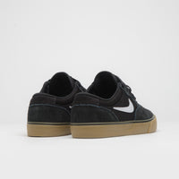 Nike SB Chron 2 Shoes - Black / White - Black - Gum Light Brown thumbnail