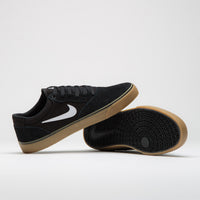 Nike SB Chron 2 Shoes in Black and White and Black - Gum Light Brown thumbnail