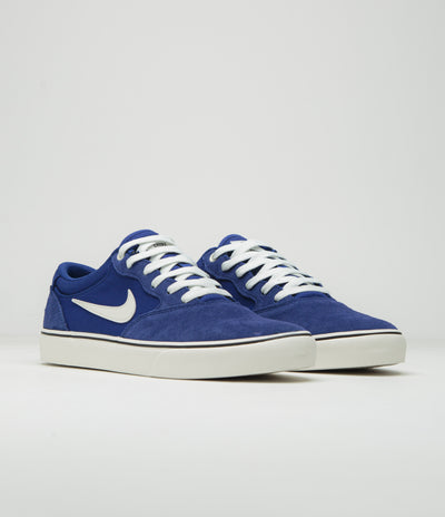 Nike SB Chron 2 Shoes in Deep Royal Blue and Sail and Deep Royal Blue