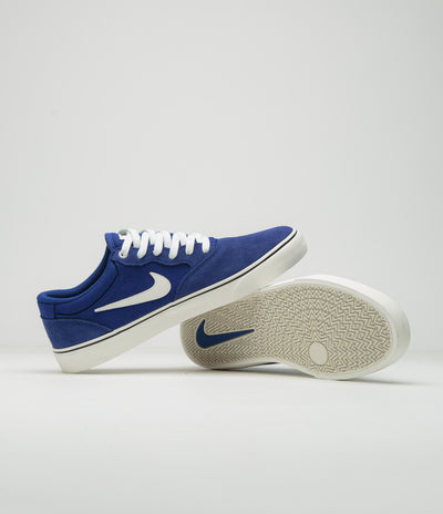 Nike SB Chron 2 Shoes in Deep Royal Blue and Sail and Deep Royal Blue