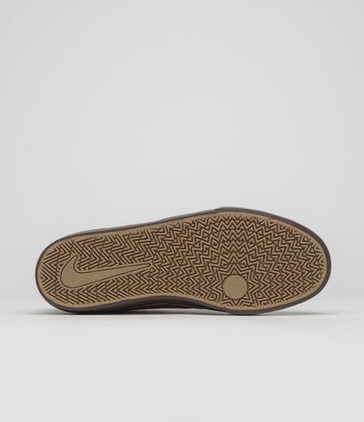 Nike SB Chron 2 Shoes in Fauna Brown and Desert Dust and Baroque Brown