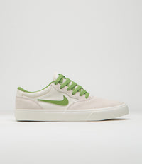 Nike SB Chron 2 Shoes in Phantom and Chlorophyll and Summit White - Sail