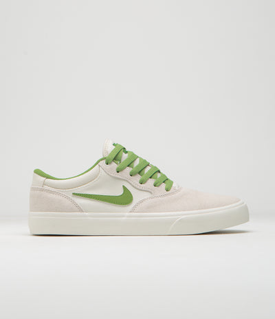 Nike SB Chron 2 Shoes in Phantom and Chlorophyll and Summit White - Sail
