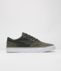 Nike SB Chron 2 Shoes in Sequoia and Black and Sequoia - White