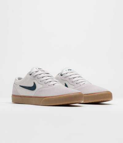 Nike SB Chron 2 Shoes - Vast Grey / Armory Navy - Dark Russet