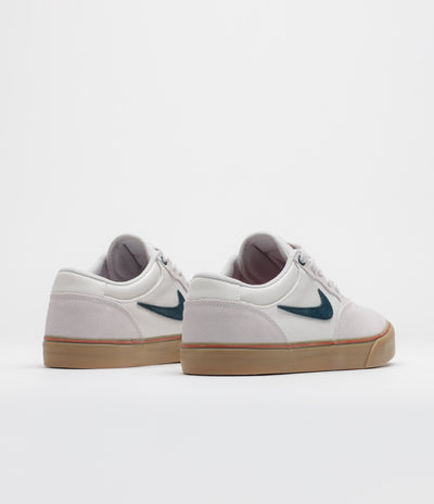Nike SB Chron 2 Shoes - Vast Grey / Armory Navy - Dark Russet