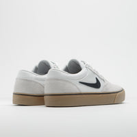 Nike SB Chron 2 Shoes - White / Obsidian - White - Gum Light Brown thumbnail