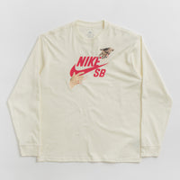 Nike SB City of Love Long Sleeve T-Shirt in Coconut Milk thumbnail