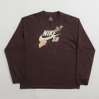 Nike SB City of Love Long Sleeve T-Shirt in Earth thumbnail
