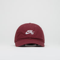 Nike SB Club Cap in Dark Team Red and White thumbnail