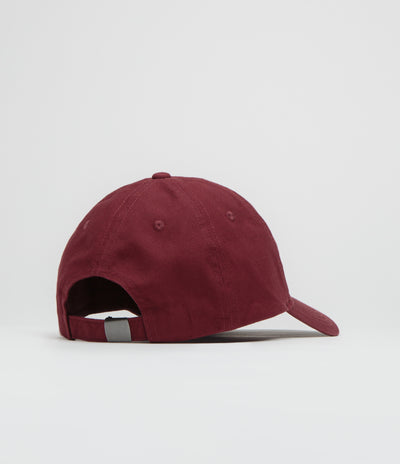 Nike SB Club Cap in Dark Team Red and White