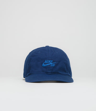 Nike SB Club Unstructured Cap in Blue Void and Game Royal