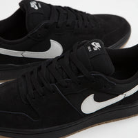 Nike SB Code 58 Shoes - Black / Summit White - Black - Gum Light Brown thumbnail