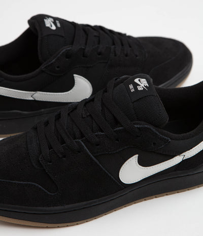 Nike SB Code 58 Shoes - Black / Summit White - Black - Gum Light Brown