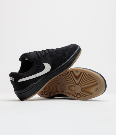 Nike SB Code 58 Shoes - Black / Summit White - Black - Gum Light Brown