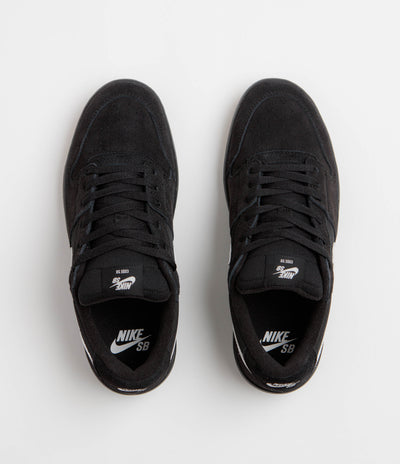 Nike SB Code 58 Shoes - Black / Summit White - Black - Gum Light Brown