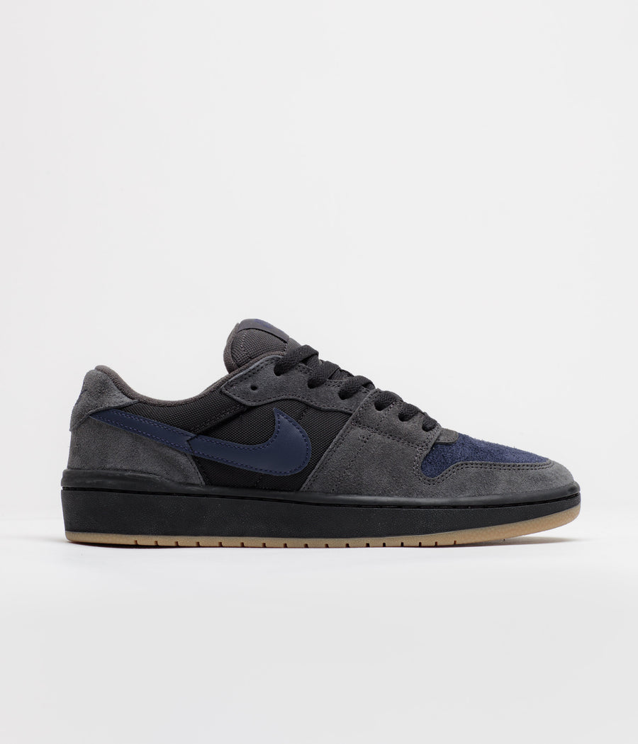 Nike SB Code 58 Shoes - Dark Smoke Grey / Blue Eclipse - Black