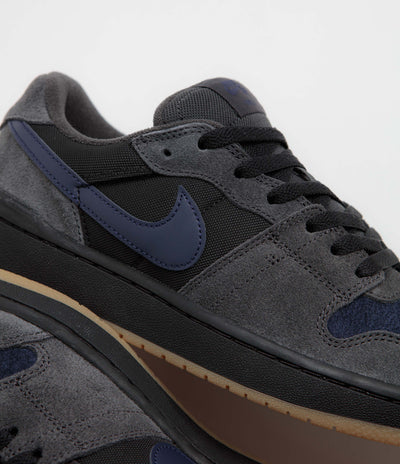 Nike SB Code 58 Shoes - Dark Smoke Grey / Blue Eclipse - Black