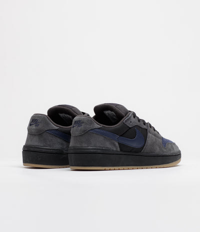 Nike SB Code 58 Shoes - Dark Smoke Grey / Blue Eclipse - Black