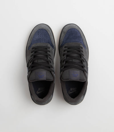 Nike SB Code 58 Shoes - Dark Smoke Grey / Blue Eclipse - Black
