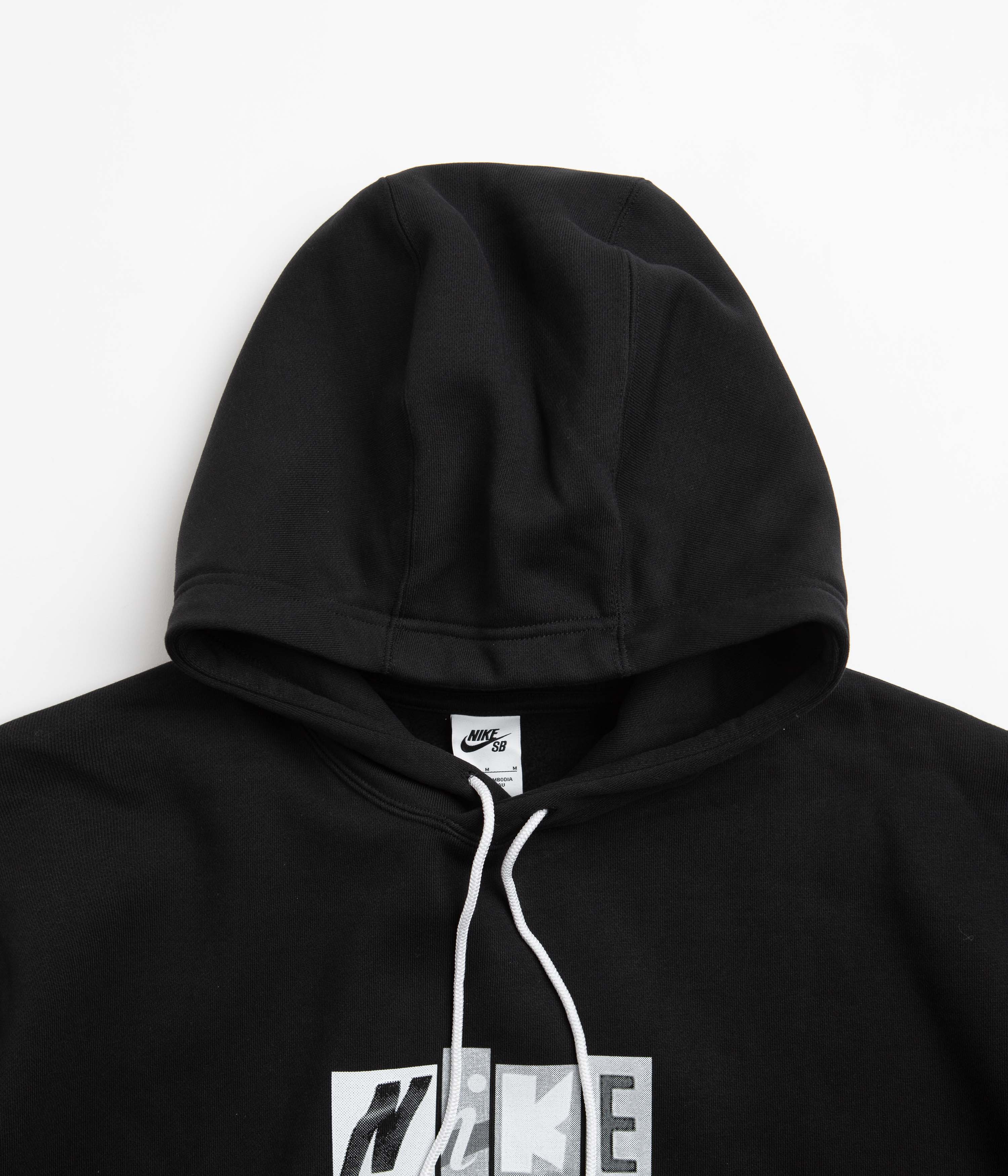 Nike SB Letters Hoodie Black Flatspot