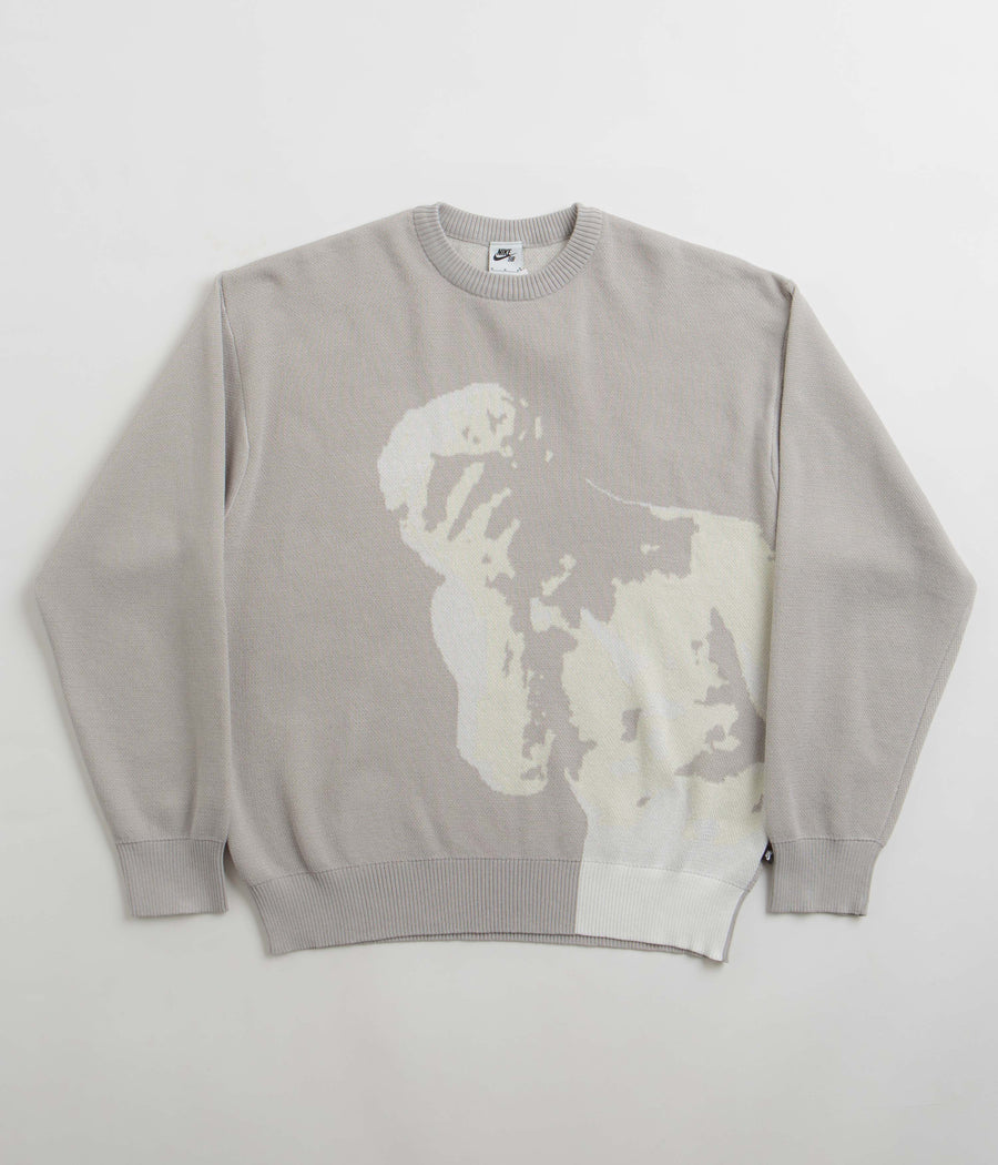 Nike SB Corposk8 Crewneck Sweatshirt - Light Iron Ore