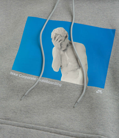 Nike SB Corposk8 Hoodie in Dark Grey Heather
