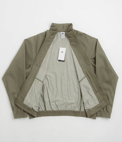 Nike SB Denim Track Jacket - Medium Olive / White