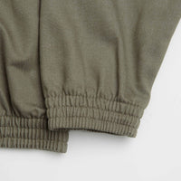 Nike SB Denim Track Jacket in Medium Olive and White thumbnail