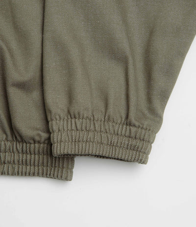 Nike SB Denim Track Jacket in Medium Olive and White