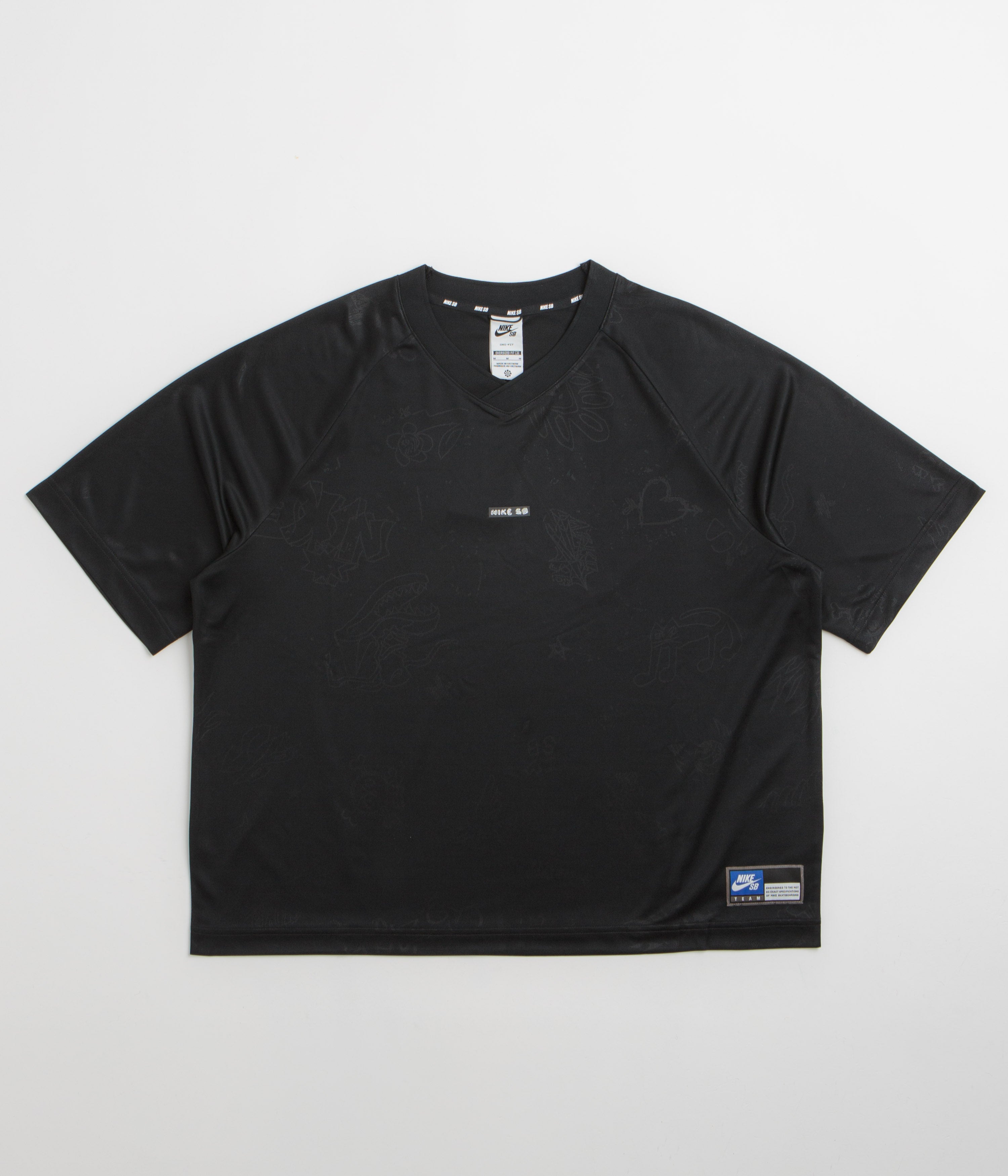 Nike SB Desk Doodle Jersey - Black