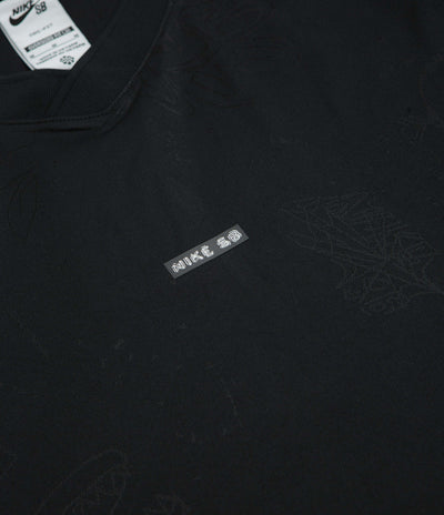 Nike SB Desk Doodle Jersey in Black