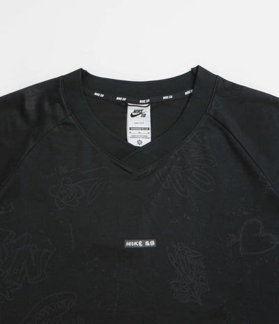 Nike SB Desk Doodle Jersey in Black