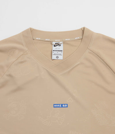 Nike SB Desk Doodle Jersey in Linen