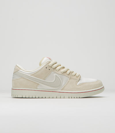 Nike SB Dunk Low Premium Shoes in Coconut Milk and Light Bone and Phantom