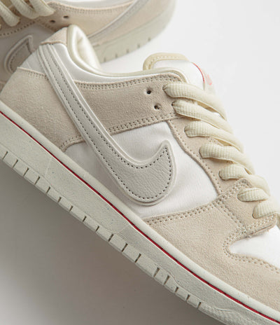Nike SB Dunk Low Premium Shoes in Coconut Milk and Light Bone and Phantom