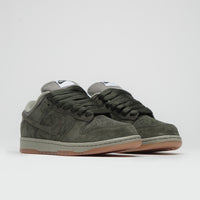 Nike SB Dunk Low Pro B Shoes - Sequoia / Sequoia - Light Army - White thumbnail
