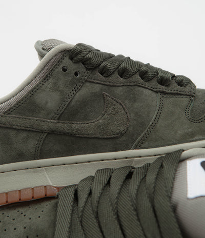 Nike SB Dunk Low Pro B Shoes - Sequoia / Sequoia - Light Army - White
