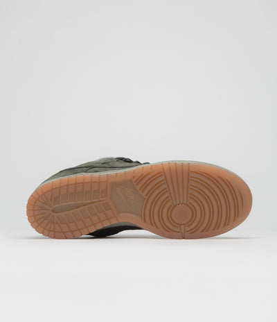 Nike SB Dunk Low Pro B Shoes - Sequoia / Sequoia - Light Army - White