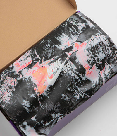 Nike SB Dunk Low Pro Premium 'Krampus' Shoes - Dark Smoke Grey / Campfire Orange - Black