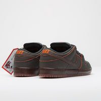 Nike SB Dunk Low Pro Premium 'Krampus' Shoes - Dark Smoke Grey / Campfire Orange - Black thumbnail