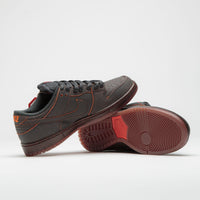 Nike SB Dunk Low Pro Premium 'Krampus' Shoes - Dark Smoke Grey / Campfire Orange - Black thumbnail