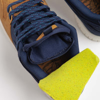 Nike SB Dunk Low Pro Premium Shoes - Midnight Navy / Midnight Navy - Desert Ochre thumbnail