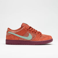 Nike SB Dunk Low Pro Premium Shoes - Mystic Red / Emerald Rise - Rugged Orange thumbnail