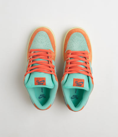 Nike SB Dunk Low Pro Premium Shoes - Orange / Noise Aqua - Emerald Rise - Orange