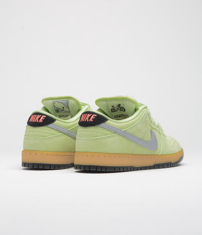 Nike SB Dunk Low Pro Premium 'Verdugo Mountain' Shoes in Pistachio Frost and Wolf Grey and Black