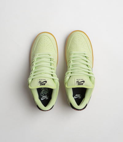 Nike SB Dunk Low Pro Premium 'Verdugo Mountain' Shoes in Pistachio Frost and Wolf Grey and Black