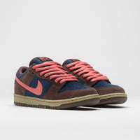 Nike SB Dunk Low Pro Shoes - Baroque Brown / Adobe - Midnight Navy thumbnail